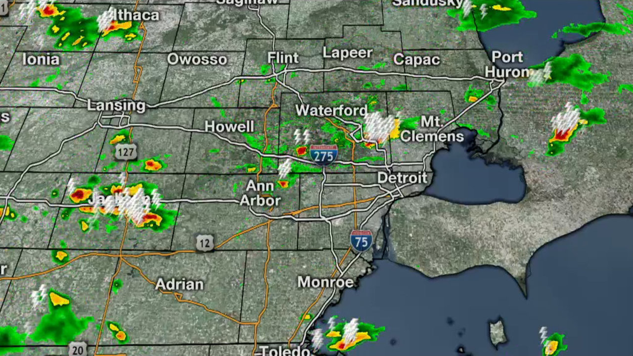 LIVE RADAR More severe thunderstorms approach Metro Detroit